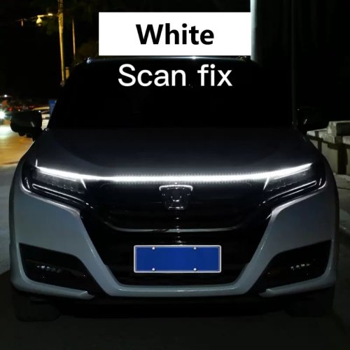 Image de Feux LED Balayage Capot Voiture - Lumière DRL Décorative 12V