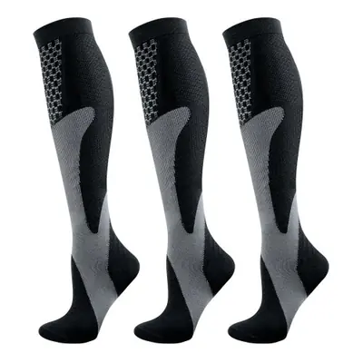 Image de Chaussettes de Compression Hautes 20-30 mmHg - 3 Paires
