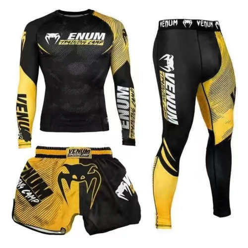 Immagine di Set Completo Rash Guard per MMA e BJJ