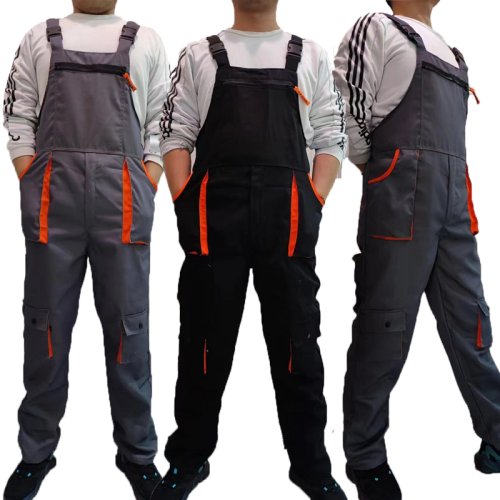 Bild von Robuste Arbeitsoverall für Männer und Frauen – Mechaniker-Uniform, Schweißanzug, Werkstattkleidung in Plus-Größe