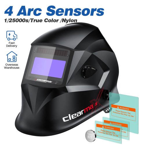 Immagine di Maschera da Saldatura Automatica con Vista Ampia - Protezione Ottimale