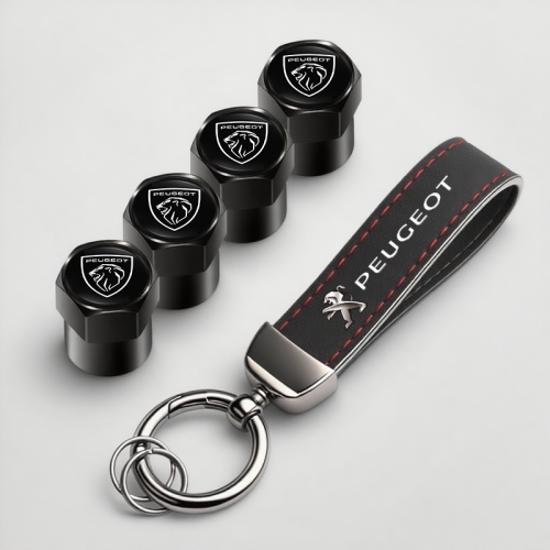 Image de Couvercle de Valve en Daim pour Peugeot - Style Élégant & Protection