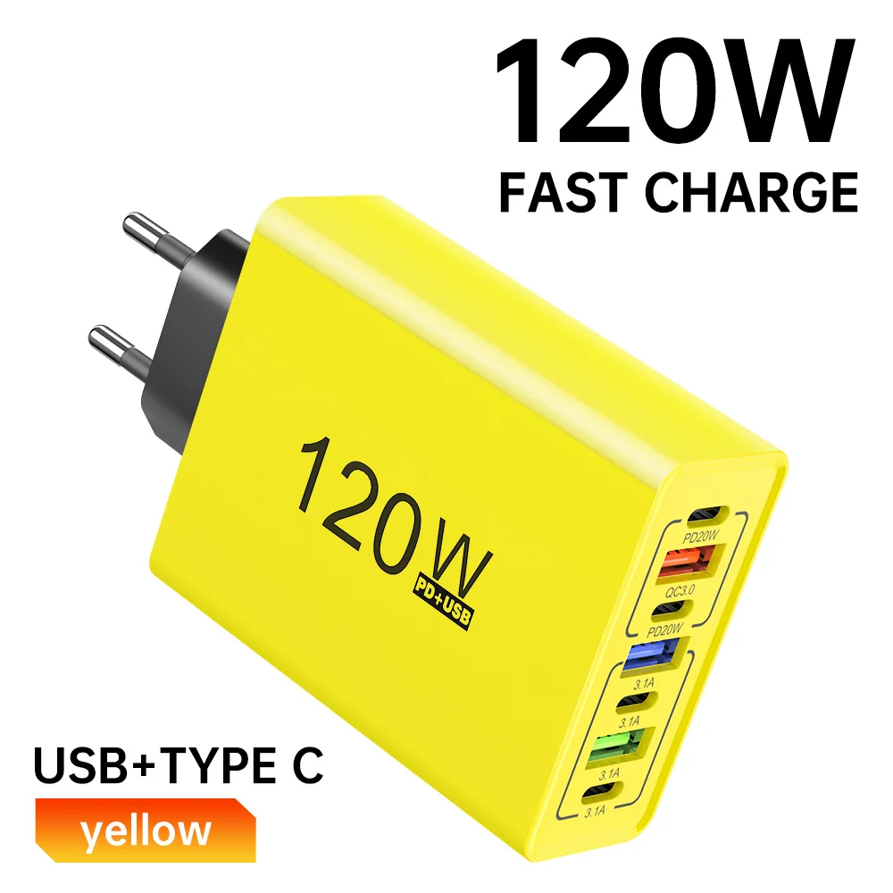 EU Plug Yellow