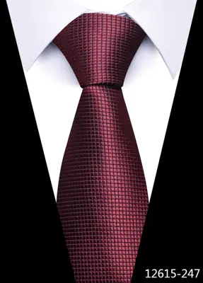 Image de Cravate Rouge Élégante 8 cm - Accessoire de Mode Homme