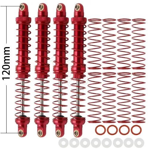 4PCS Red 120mm