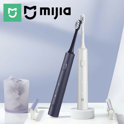 Imagen de Cepillo de Dientes Eléctrico Sónico Mijia T302 Recargable por USB, Resistente al Agua IPX8, Batería de Hasta 150 Días, 4 Modos de Cepillado con Tecnología Blanqueadora