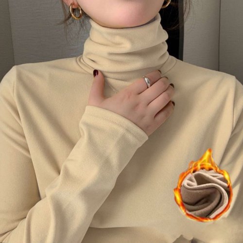 Imagen de Camiseta Térmica Mujer Cuello Alto - Calor y Comodidad Invernal