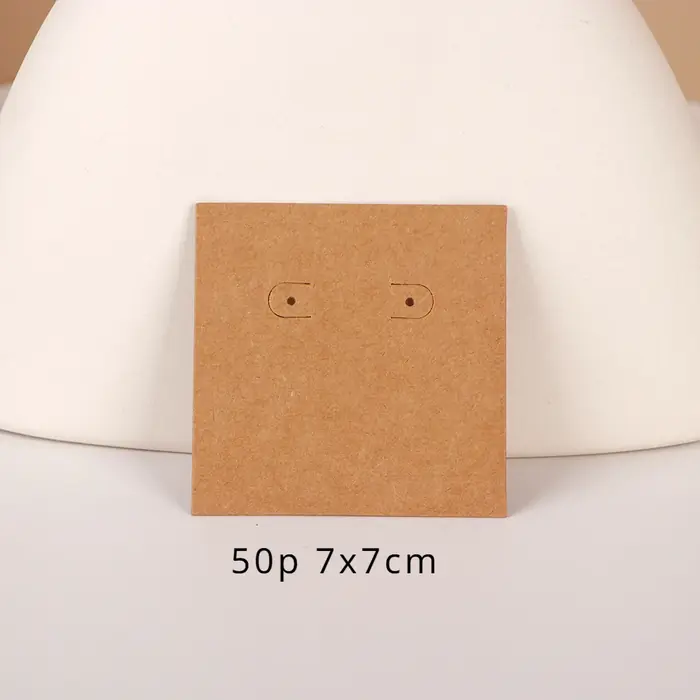 7x7cm brązowy karta
