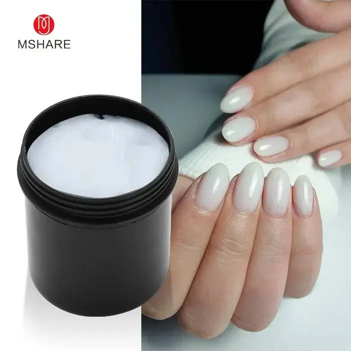 Image de Gel Constructeur Ongles 150ml - Extension UV Rose & Blanc