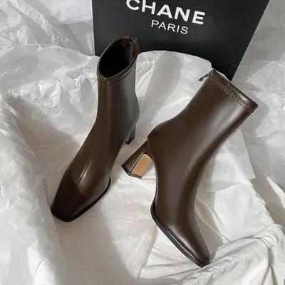 Image de Bottines Vintage Chaudes pour Femme - Style Automne-Hiver