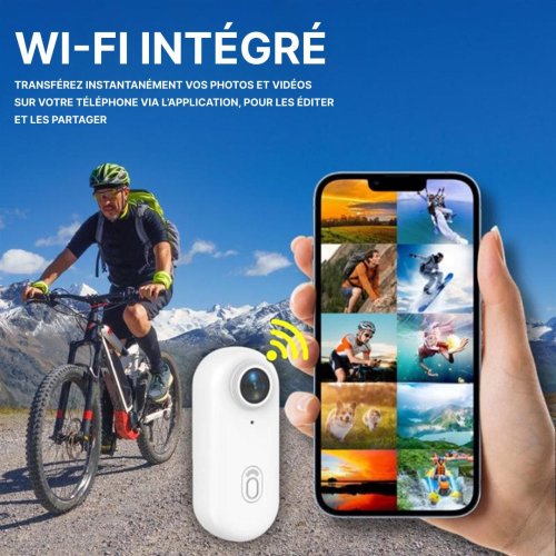Image de Casque Vélo avec Caméra 4K Intégrée - Enregistrement Full HD & WiFi