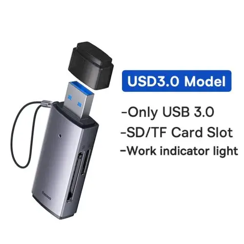Image de Lecteur de Carte USB-C Baseus - Ultra Rapide & Polyvalent