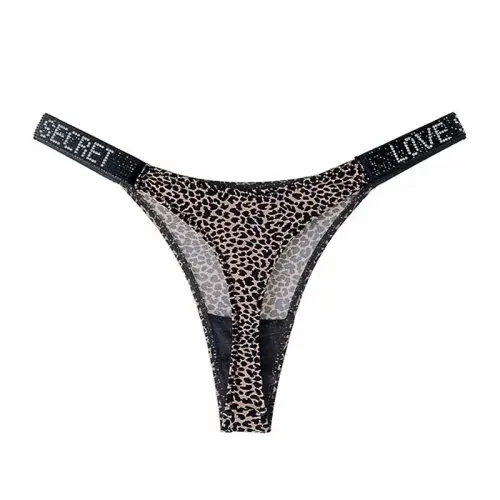 Image de String Sexy avec Strass et Lettres Diamants