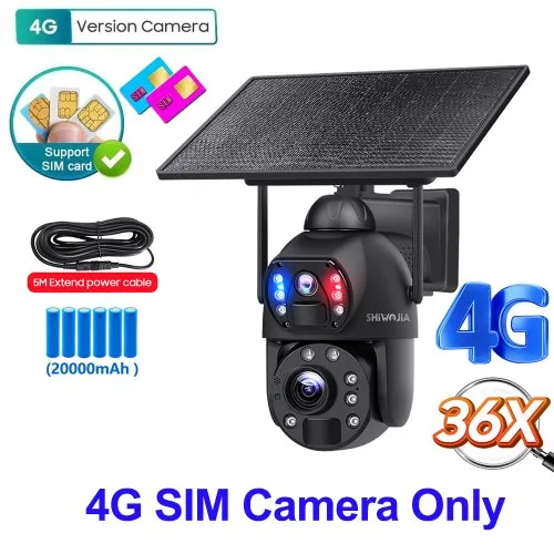 36X 4G schwarz cam