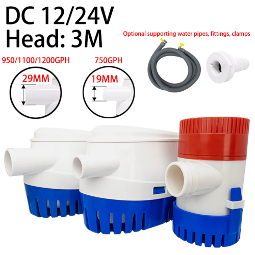 Image de Pompe Submersible Automatique 12V/24V - 750 à 1200 PGH