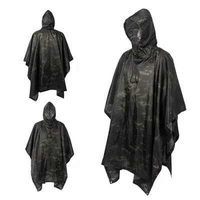 Image de Poncho Multifonctionnel Imperméable - Abri de Campagne & Chasse