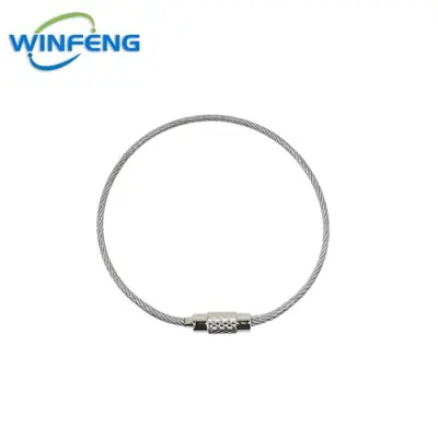 Image de Porte-clés Anti-Agression en Acier Inoxydable - 5 Pièces