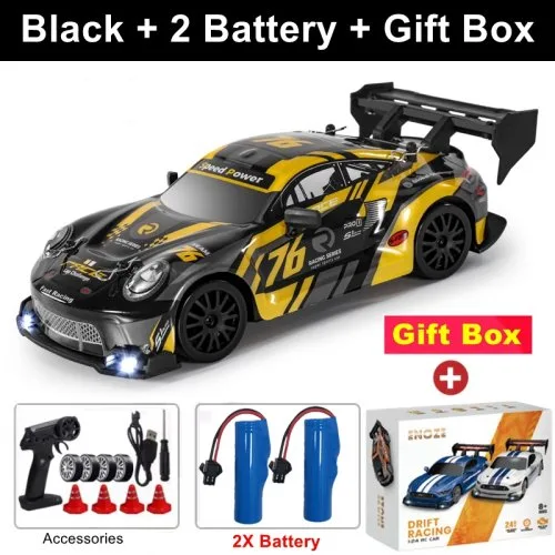 GTRPRO Schwarz 2 Akkus Box
