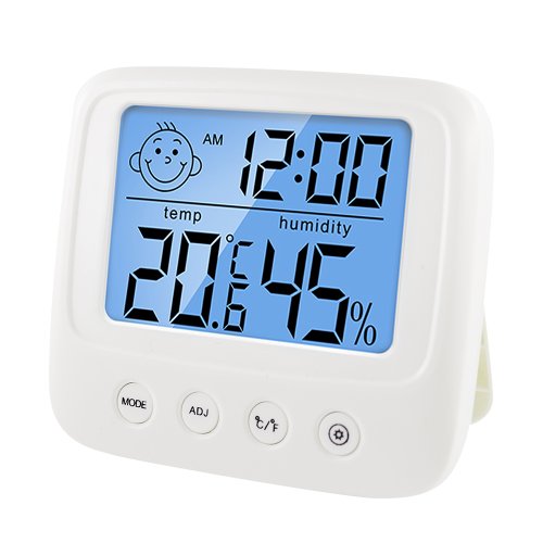 Image of Smart Digital LCD Indoor Thermometer and Hygrometer – Accurate Temperature & Humidity Monitor for Home, Office, and Greenhouse