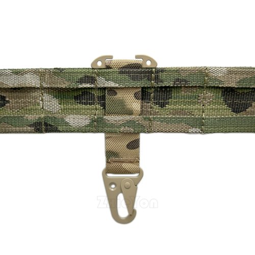Imagen de Cinturón Táctico Multifuncional con Correas MOLLE, Gancho de Metal para Olecrano y Clip de Cinturón – Ideal para Cazadores, Aventureros y Equipos de Campo