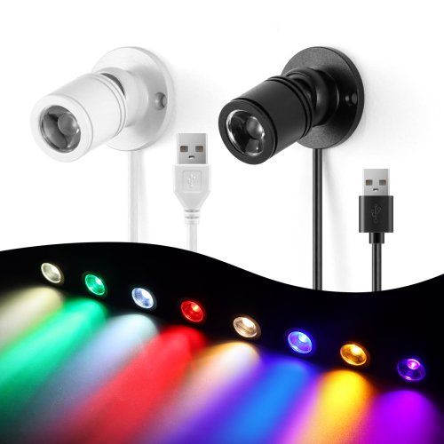 Image de Projecteur LED Multicolore USB - Éclairage Intérieur Réglable