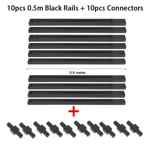 10 pzs 0,5 m negro