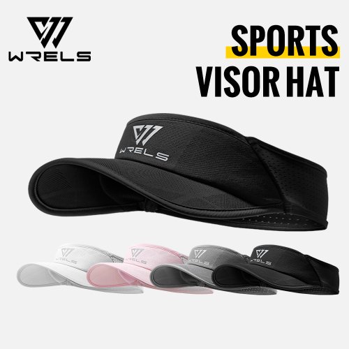 Bild von Wrels Sport-Sonnenblende für Herren und Damen – Leicht Verstaubar, Kühlend, Dehnbar & UV-Schutz für Laufen, Tennis, Golf und Outdoor-Aktivitäten