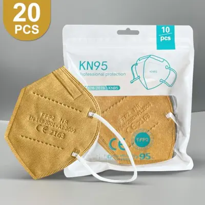 Image de Masque de Protection KN95 FFP2 - 5 Couches - Sécurité Adulte