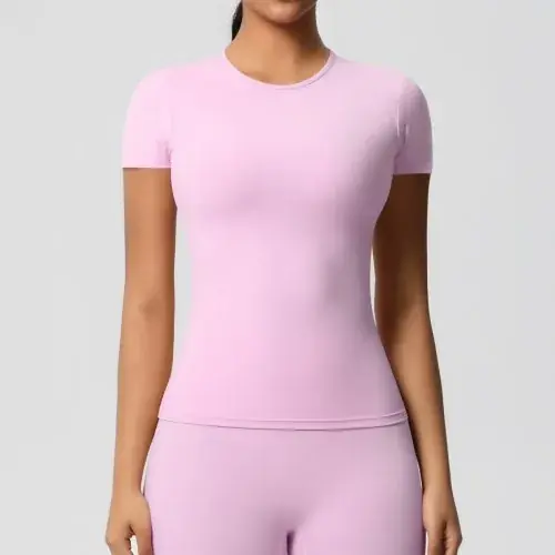 Image de T-Shirt de Sport Femme Respirant & Élastique