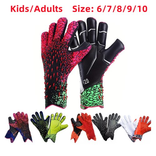Bild von Professionelle Latex-Torwarthandschuhe mit verstärkter Schutzhülle – Ideal für Erwachsene und Jugendliche im Fußballtraining und Wettkampf