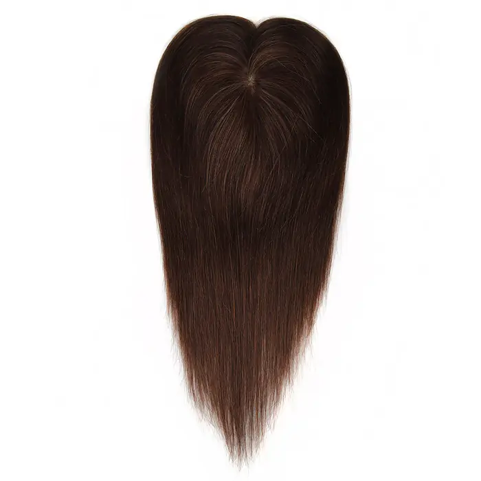 Image de Toppers Cheveux Naturels 10x14 cm - Base Soie & Cheveux Humains