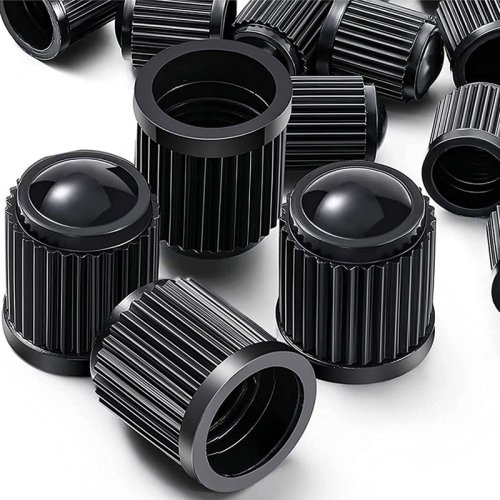 Image de Bouchons de Valve Noir - 20 Pièces Anti-Poussière