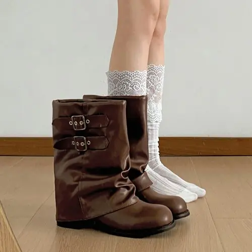 Image de Bottines Vintage Femme - Style Western & Confort