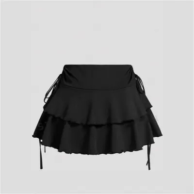 Image de Jupe Courte Été Femme - Taille Haute & Élastique