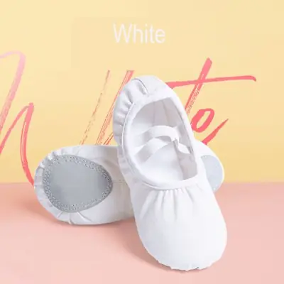 Image de Chaussures de Ballet pour Filles et Adultes - Semelle Fendue