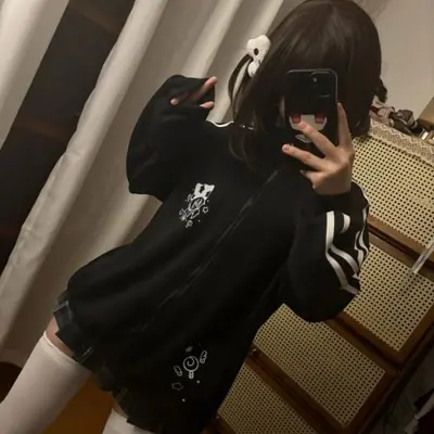 Image de Cardigan Harajuku Y2K - Style Preppy Punk Grunge