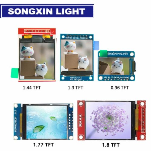 Image de Écran TFT Couleur 0.96 à 3.5 Pouces - Module LCD Complet SPI