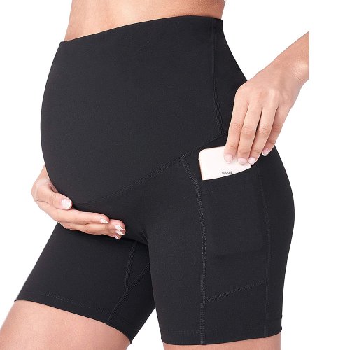 Imagen de Pantalones Cortos de Maternidad para Yoga y Running