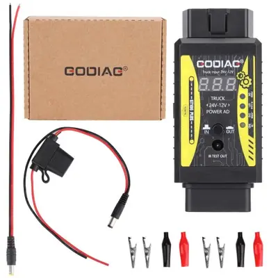 Image de Adaptateur 24V à 12V pour Diagnostiqueur de Camion - Compatible X431, EasyDiag, Golo