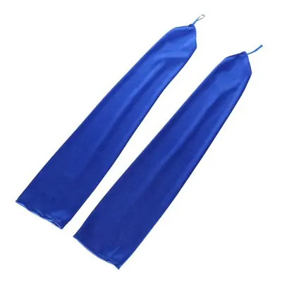 Image de Gants Longs Sans Doigts Satin Élégants 48cm