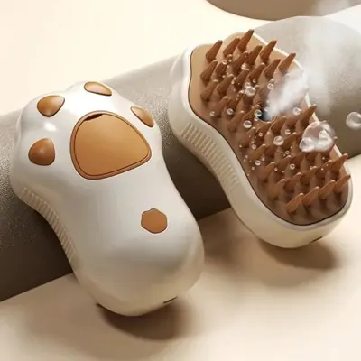 Image de Brosse à Vapeur 3 en 1 pour Chien et Chat