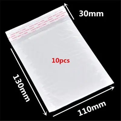 Image de Enveloppes en Papier Mousse Blanc - Lot de 10 Tailles Variées