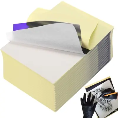 Image de Papier de transfert thermique pour tatouage A4 - 200 feuilles