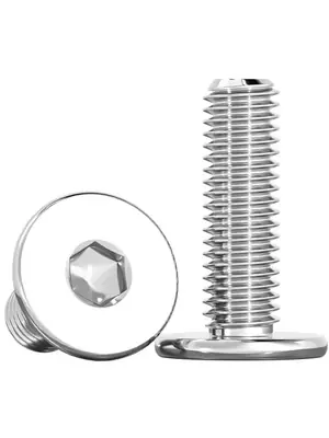 Image de Vis Allen Inox Ultra Mince M2-M8 - Tête Plate & Basque