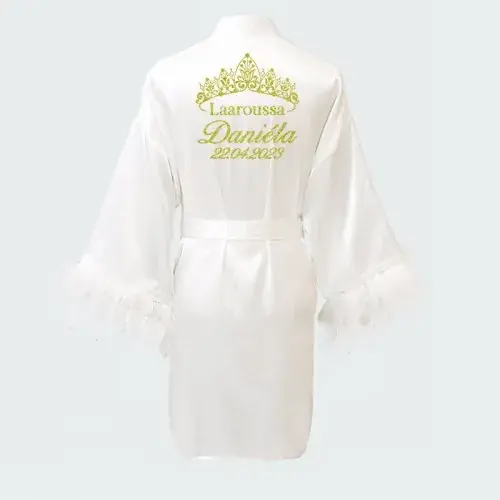 Plume de manche blanche