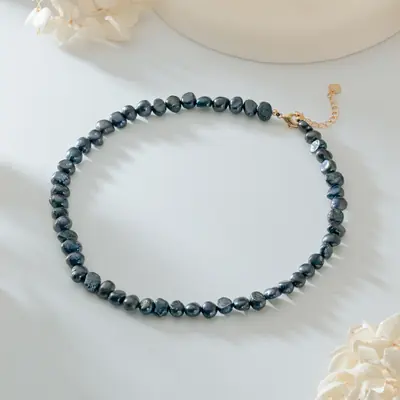 Image de Collier Perles Baroques Naturelles - Élégance Simple