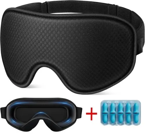Image de Masque de Sommeil 3D Confortable & Respirant