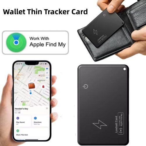Waterdichte GPS Tracker voor Portemonnees & Kaarten – Werkt met Apple Find My