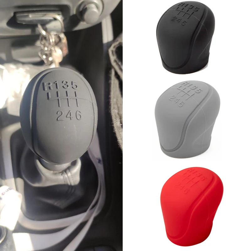 Image of Premium Silicone Gear Shift Knob Cover for 5-6 Speed Manual Cars – Non-Slip Grip, Protective Handle Sleeve for Enhanced Driving Comfort and Interior Styling