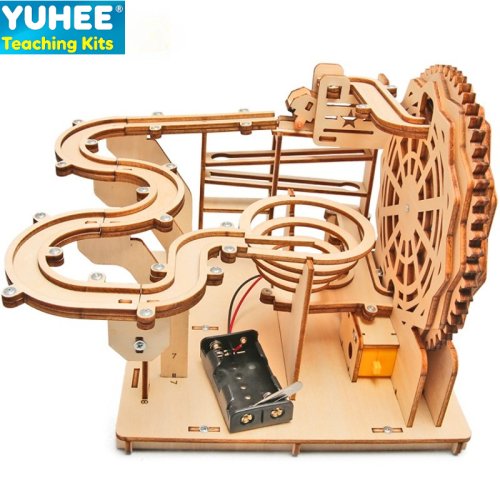 Afbeelding van D.I.Y. Houten Marmerbaan Kit – Creatief STEM Speelgoed voor Kinderen